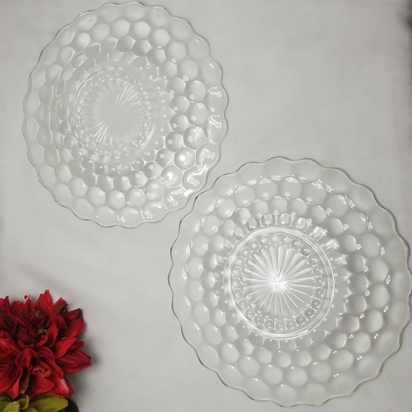 Anchor Hocking Fire King Bubble Dinner Plates - Picture 3 of 13